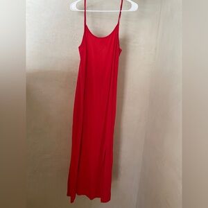 LNA Vibrant Red Maxi Dress